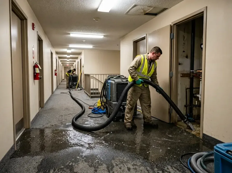 multi-unit-apartment-hallway-f-005 — frequently asked questions, Emergency Burst Pipe Water Extraction & Removal in St. Mich…